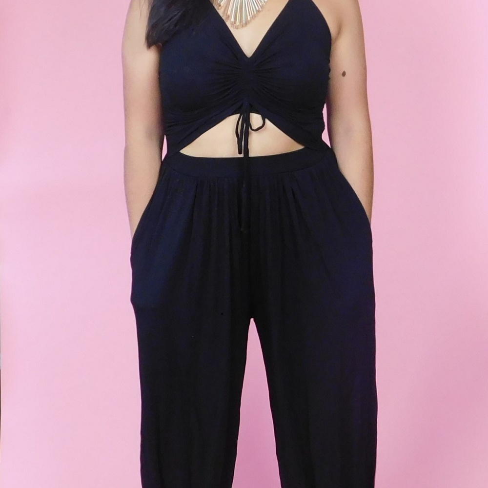 Drawstring Top Jumsuit - Picture 4 of 5